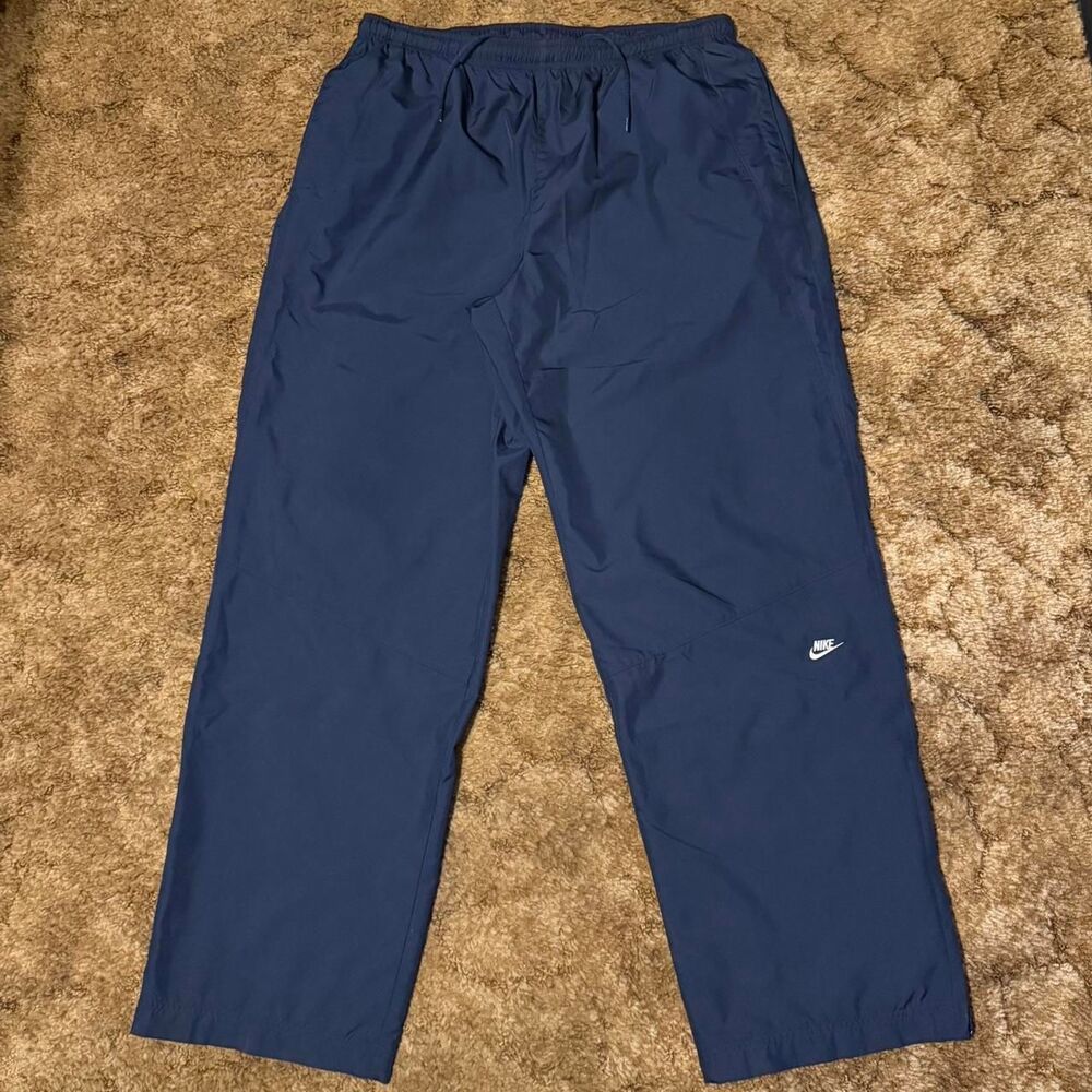 Vintage Y2K Nike Grey Label Navy Sweatpants Joggers XLarge